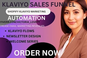 setup shopify klaviyo email marketing campaign automation mailchimp newsletter