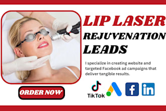 generate lip rejuvenation treatment leads lip rejuvenation laser landing page