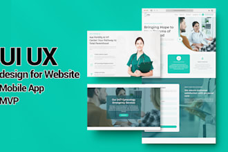design website uiux mobile app uiux and dashboard in figma