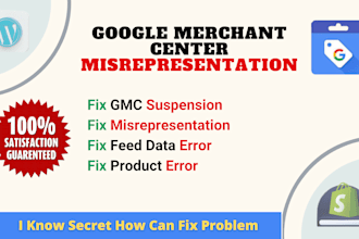 fix google merchant center misrepresentation