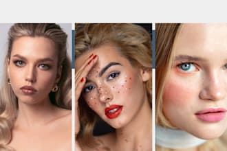 do high and beauty retouch, fashion photo and skin retouch