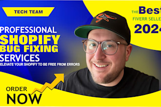 do shopify custom coding, fix any shopify bug and be your shopify expert