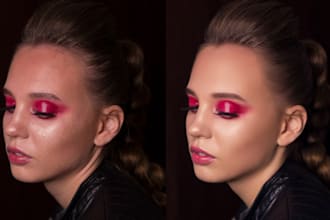 do headshot, portrait, and natural beauty retouch