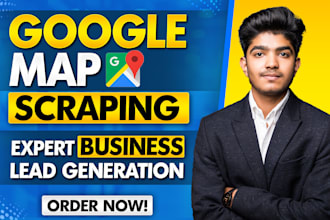 do google map scraping with verified emails, targeted leads,data and web scraper