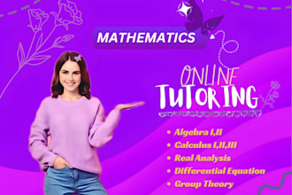 do linear algebra and calculus tutoring