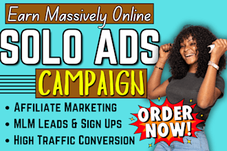increase sales leads with USA solo ads campaign, get valid MLM leads for sign up