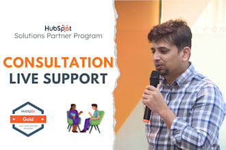 provide expert hubspot CRM live consultation
