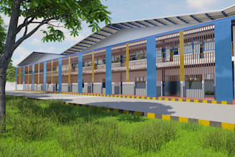 do 3d modelling and render any industry, commercial exterior