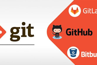 do git, github, gitlab, bitbucket related work, solve issues