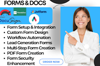 create qwilr pandadoc jotform docusign google form doc typeform ninja form