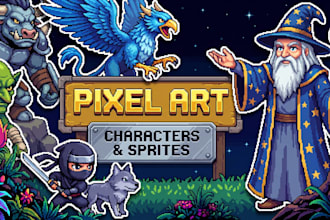 create custom pixelart for your game or project