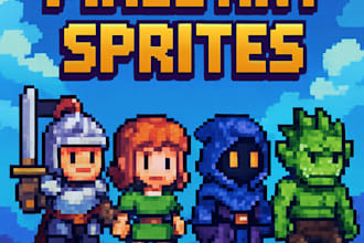 create custom pixelart for your game or project