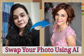 do realistic face swap on any character using ai