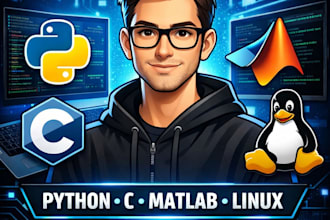 develop python and c programs with linux support