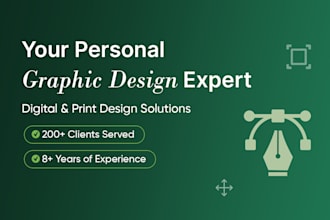 be your reliable graphic designer for all needs