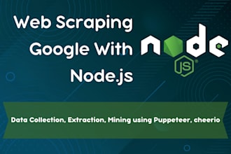 do nodejs web scraping using puppeteer, cheerio, casperjs