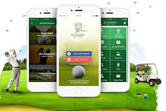 profitable golf app, golf booking app, fantasy golf app, golf ecommerce app