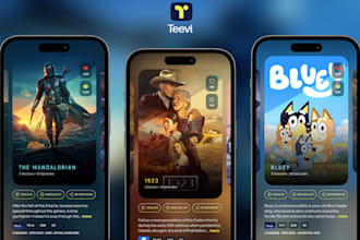 build smart tv app, amazonfire tv app, iptv app and apple tv app