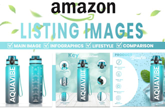 do amazon product listing images design,infographic pictures,main photos editing