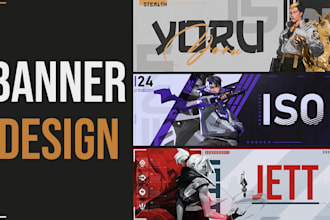 design an esports gaming graphic banner or poster