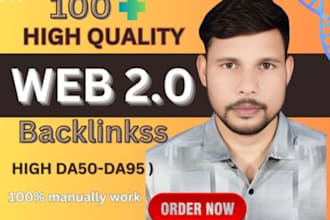 provide best 100 web 2 0 backlinks rank your website