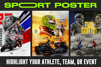 design marvelous sports poster in 24 hours