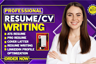 do professional ats resume writing, executive CV, design resume and cover letter