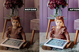 stunning beauty retouch and photoshop image editing