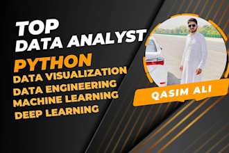 do data analysis projects with python, power bi and excel