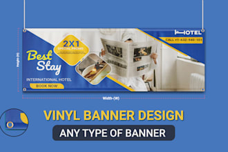 design creative realtor exhibition, vinyl banner, yard sign, sandwich board