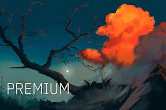 make digital painting environments for concept art