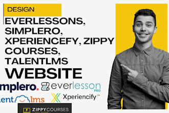 design everlessons simplero xperiencify zippy courses talentlms course website
