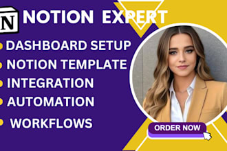 design custom notion template as a notion expert to boost your productivity
