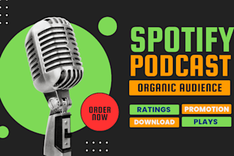 promote your podcast organically to increase downloads