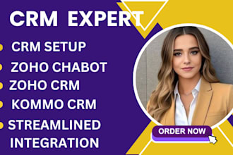 zapier pipedrive notion kommo CRM komo chatbot hubspot airtable zoho woocommerce