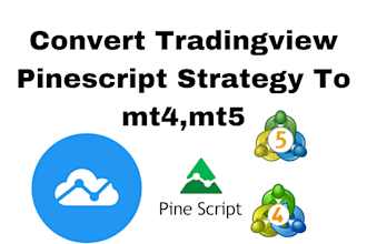 convert tradingview pinescript strategy to mt4, mt5