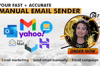 do email marketing by sending emails manually one by one