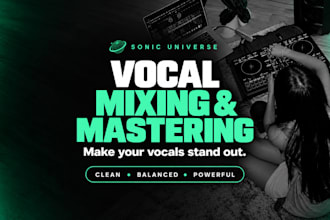 mix and master your rap or trap vocals with a punchy sound