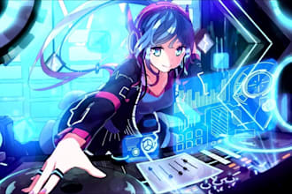 make a hyperpop, dance, pluggnb beat
