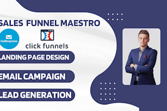 be your getresponse and system io maestro for landing page sales funnel design