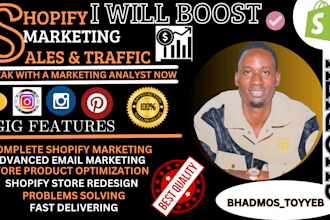 promote shopify store, shopify marketing, or sales funnel to boost shopify sales