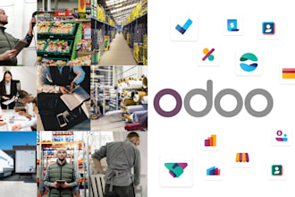 install odoo in your server and develop new modules