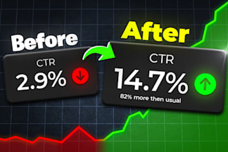 design amazing youtube thumbnail that get high ctr