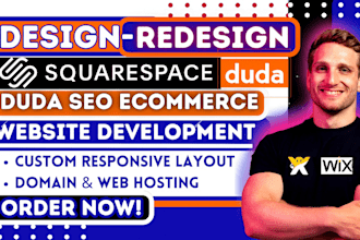 build duda website squarespace design duda seo wix squarespace ecommerce website