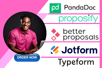 do pandadoc design, better proposal, proposify, jotform, typeform