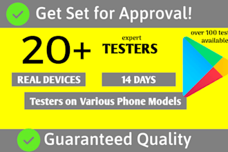 run closed testing with 12 testers, 20 testers google play console app publish