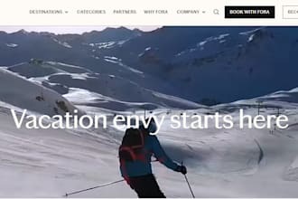 build travel agency website, hotel website, tour website