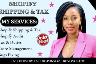 set up shopify shipping and tax tax and duties tax and shipping set up