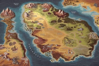 make fantasy maps of world, region for your rpg game