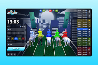 develop unity 2d game, endless running game, multiplayer game, hypercasual game